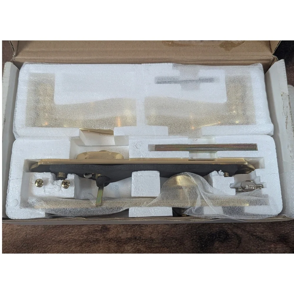 Ashland Hardware W5209T-K028‎ Keyed Swing Trim Polished Brass